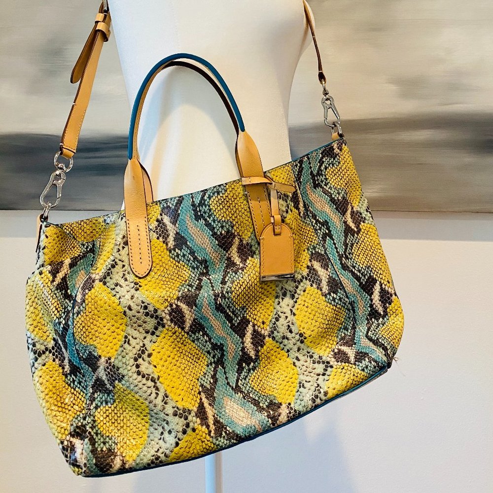 Cole Haan Crossbody Snake Skin Bag